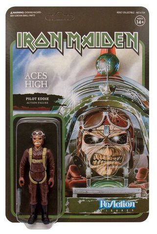 Figurine Reaction - Iron Maiden - Aces High (pilot Eddie) 10 Cm