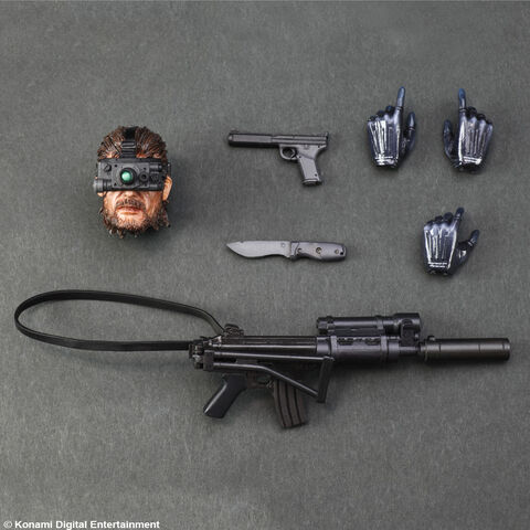 Figurine Metal Gear Solid 5 Ground Zeroes Snake Play Arts Kaï