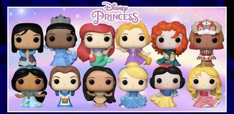 Figurine Bitty Pop! Singles - Disney - Disney Princesses Personnage Aléatoire