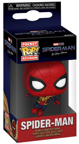 Porte Cles Funko Pop! - Spider-man : No Way Home - Leaping Sm1