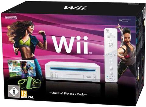 Nintendo Wii Blanche Zumba Fitness 2 Série Limitée