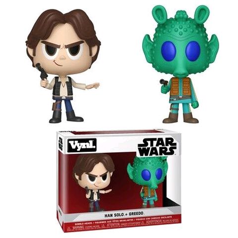 Figurine Vynl - Star Wars - Twin Pack Han Solo Et Greedo