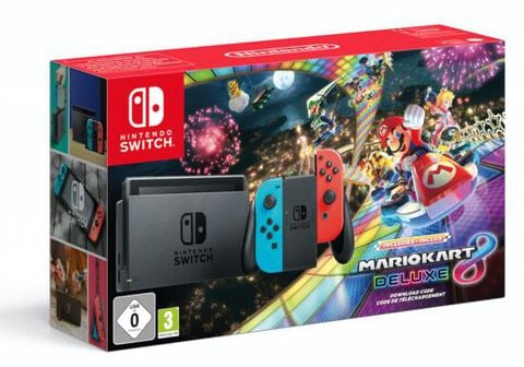 Pack Nintendo Switch Mario Kart 8 Deluxe (code) Edition Limitée
