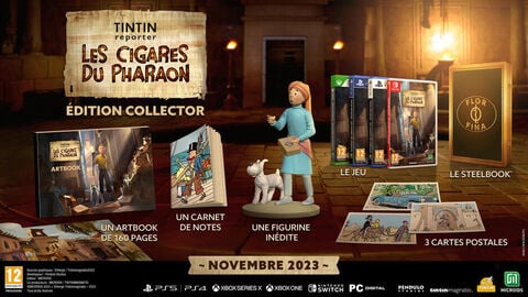 Tintin Reporter Les Cigares Du Pharaon Collector Edition