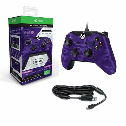 Manette Filaire Deluxe Camouflage Violette