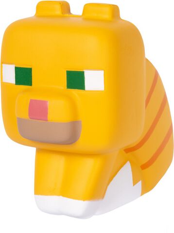Figurine Anti-stress - Minecraft - Mega Squishmes Series 2 - Chat Tigré