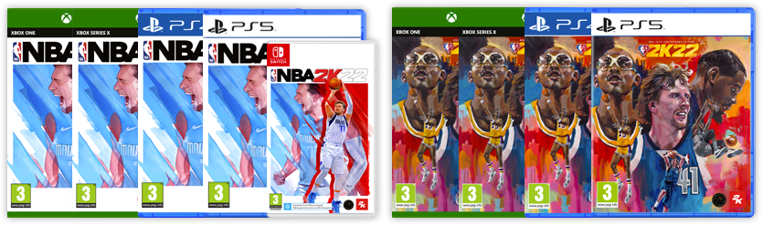 packshots NBA 2K22