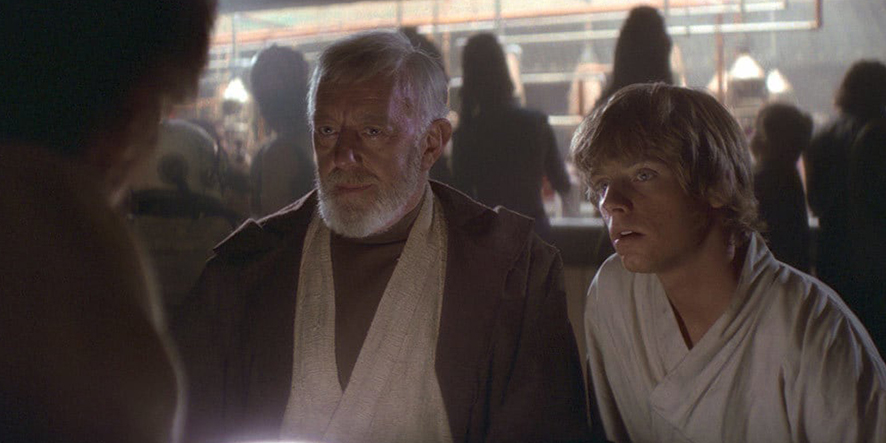 Luke Skywalker et Obi-Wan Kenobi dans Star Wars