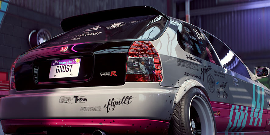 Une Civic dans Need for Speed