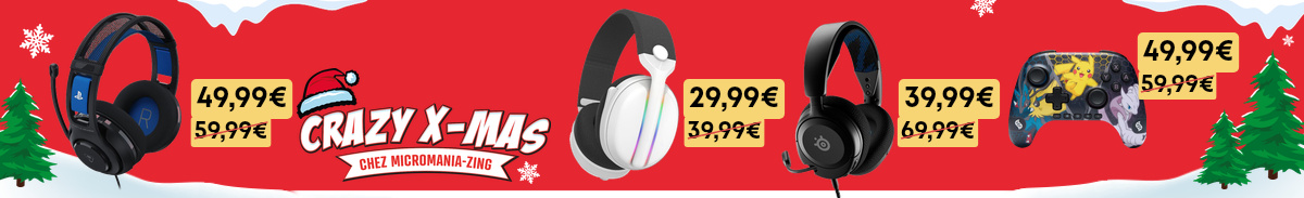 Promos Crazy Xmas sur les accessoires