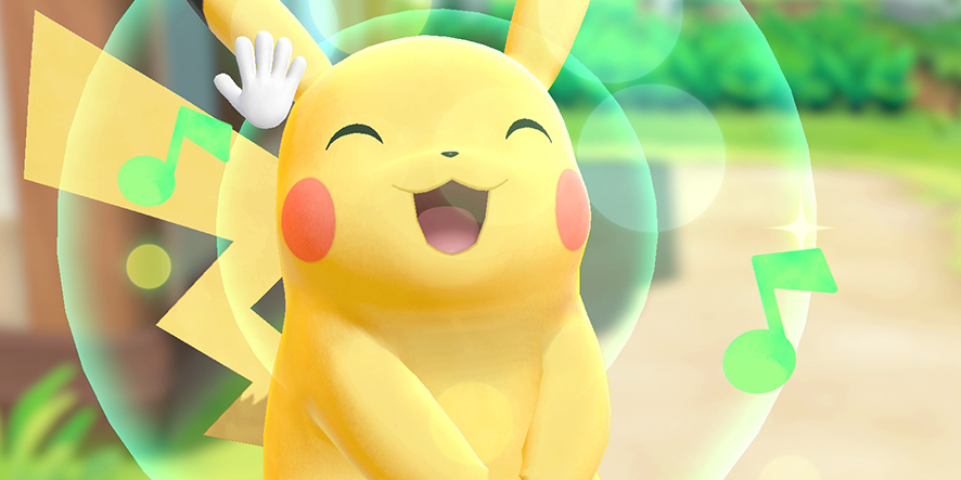 Pikachu dans Pokémon Let's Go