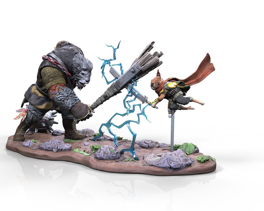 Biomutant Atomic Edition diorama