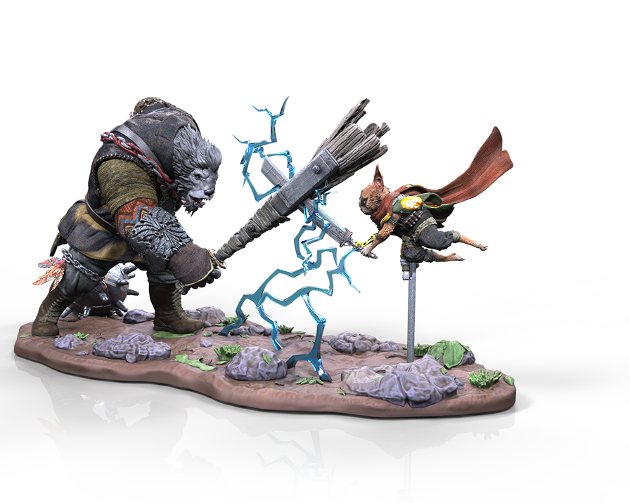 Biomutant Atomic Edition diorama