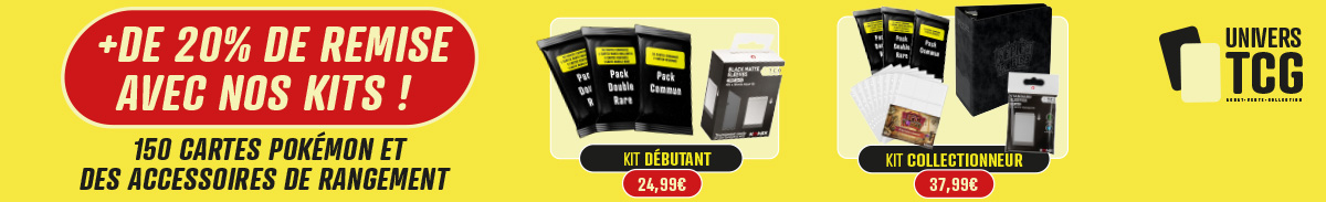 Découvrez nos kits TCG U - 20% de remise