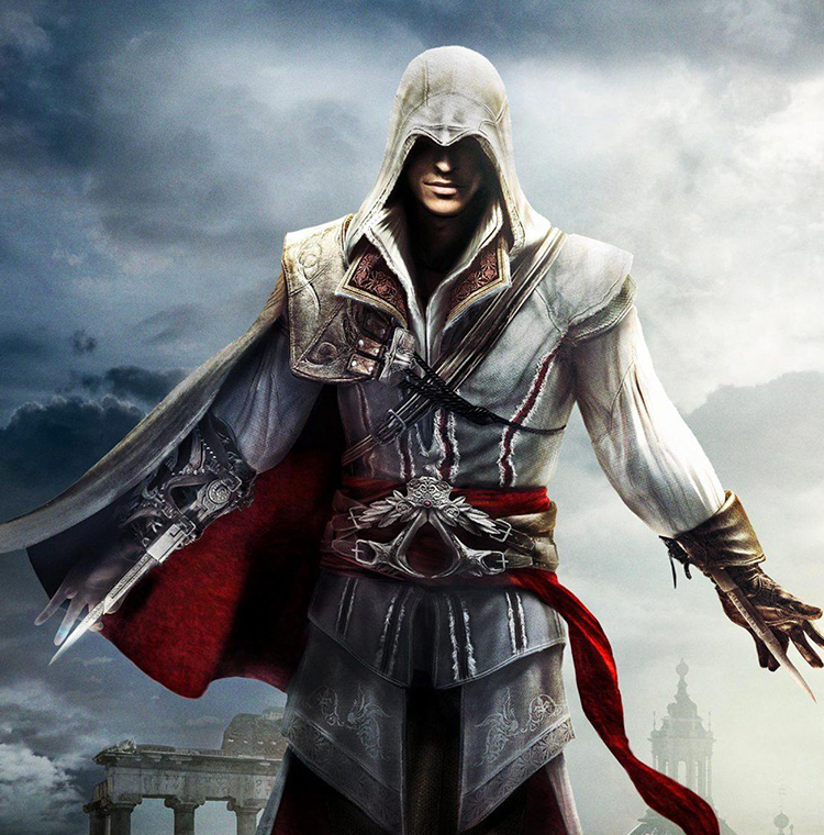 Taille Unique Creed Assassin's Creed Adulte Logo Peignoir Robe de Chambre 