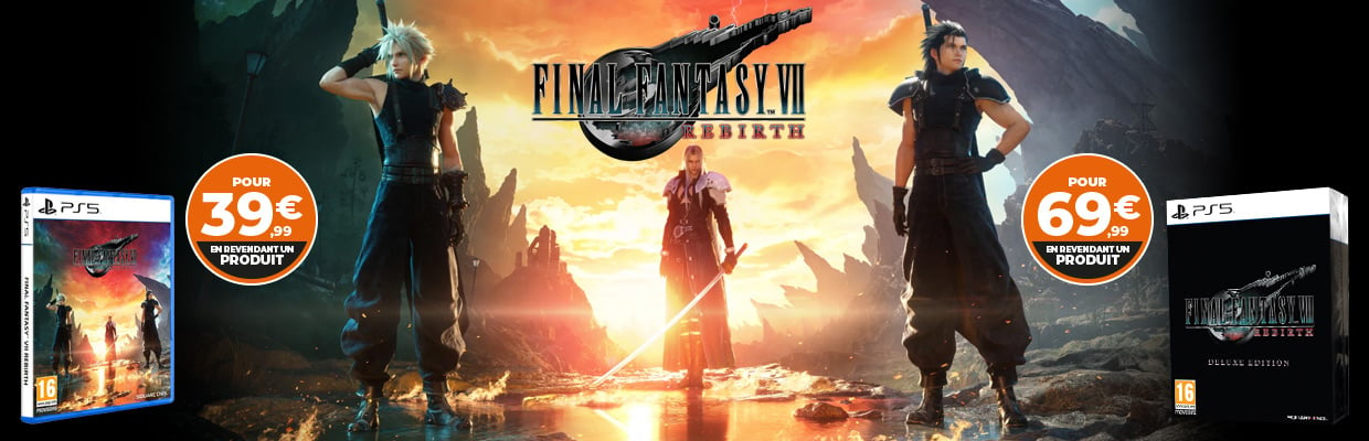 Jouez à Final Fantasy VII Rebirth pour 39,99€