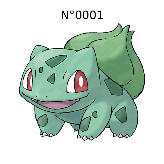 Produits dérivés Bulbizarre