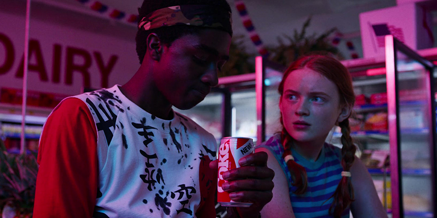 Lucas Sinclair dans la troisième saison de Stranger Things