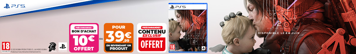 Death Stranding 2 On The Beach Bonus + Bon de 10 + Jouez à