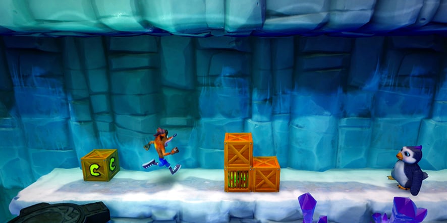 Un niveau dans Crash Bandicoot N'Sane Trilogy