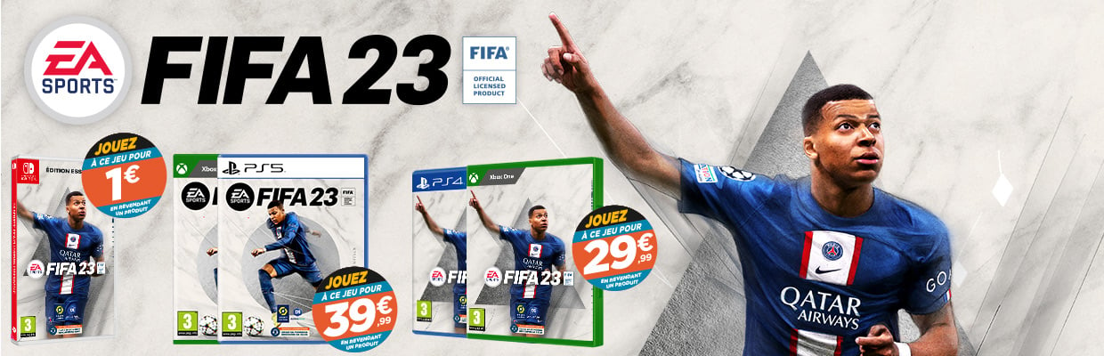 Jouez à FIFA 23 pour 39,99€