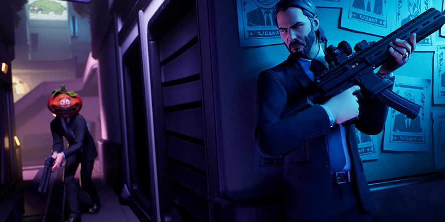 Le crossover entre John Wick et Fortnite