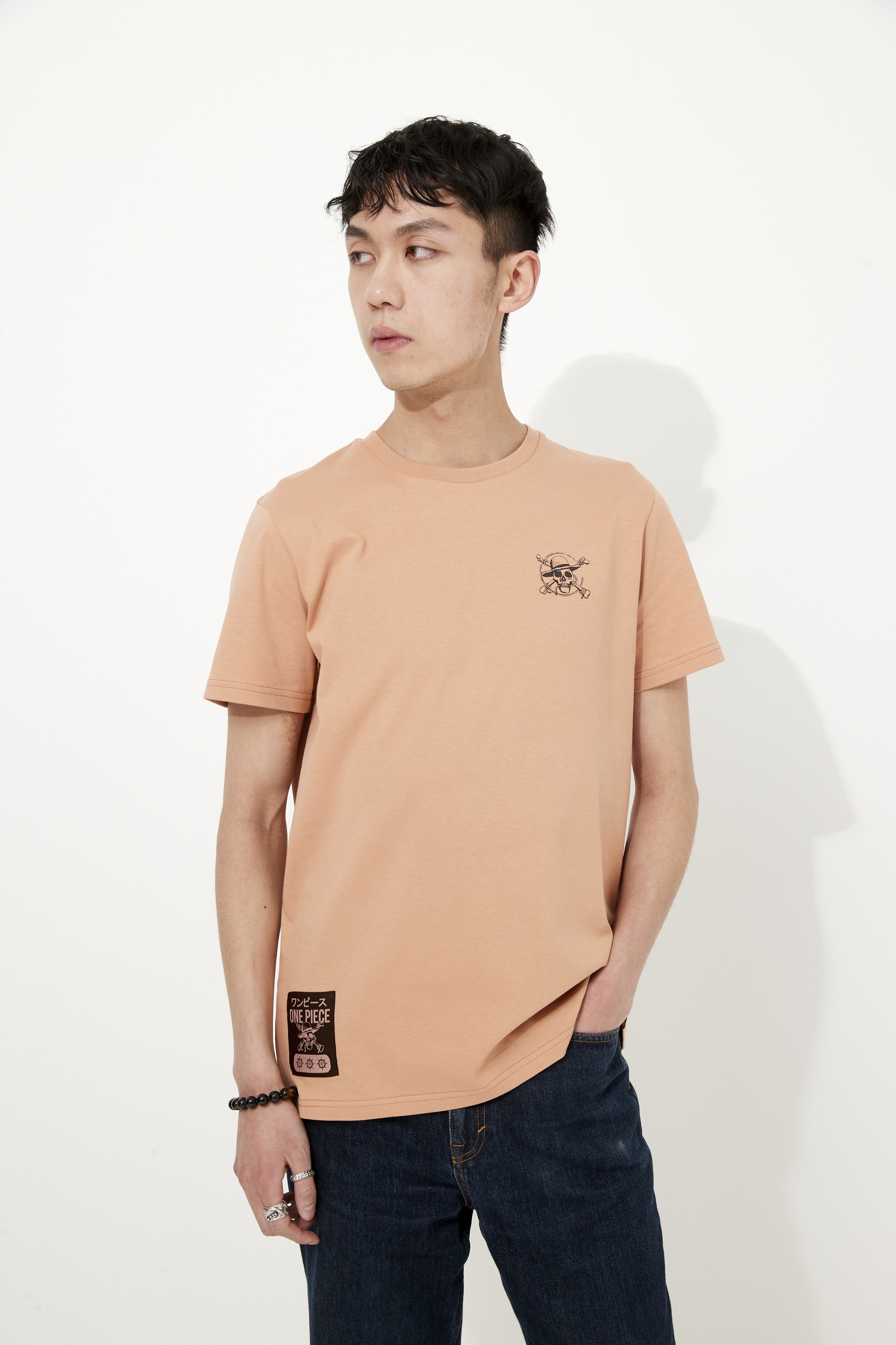 Tshirt - One Piece - Tshirt Manches Courtes Jolly Roger Terracota - Taille M