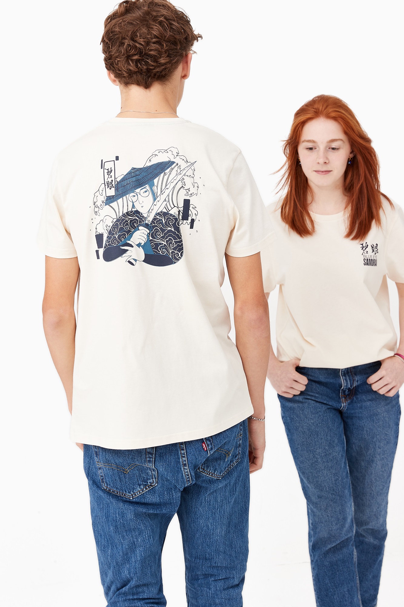 T-shirt - Blue Eye Samurai - Mizu Crème