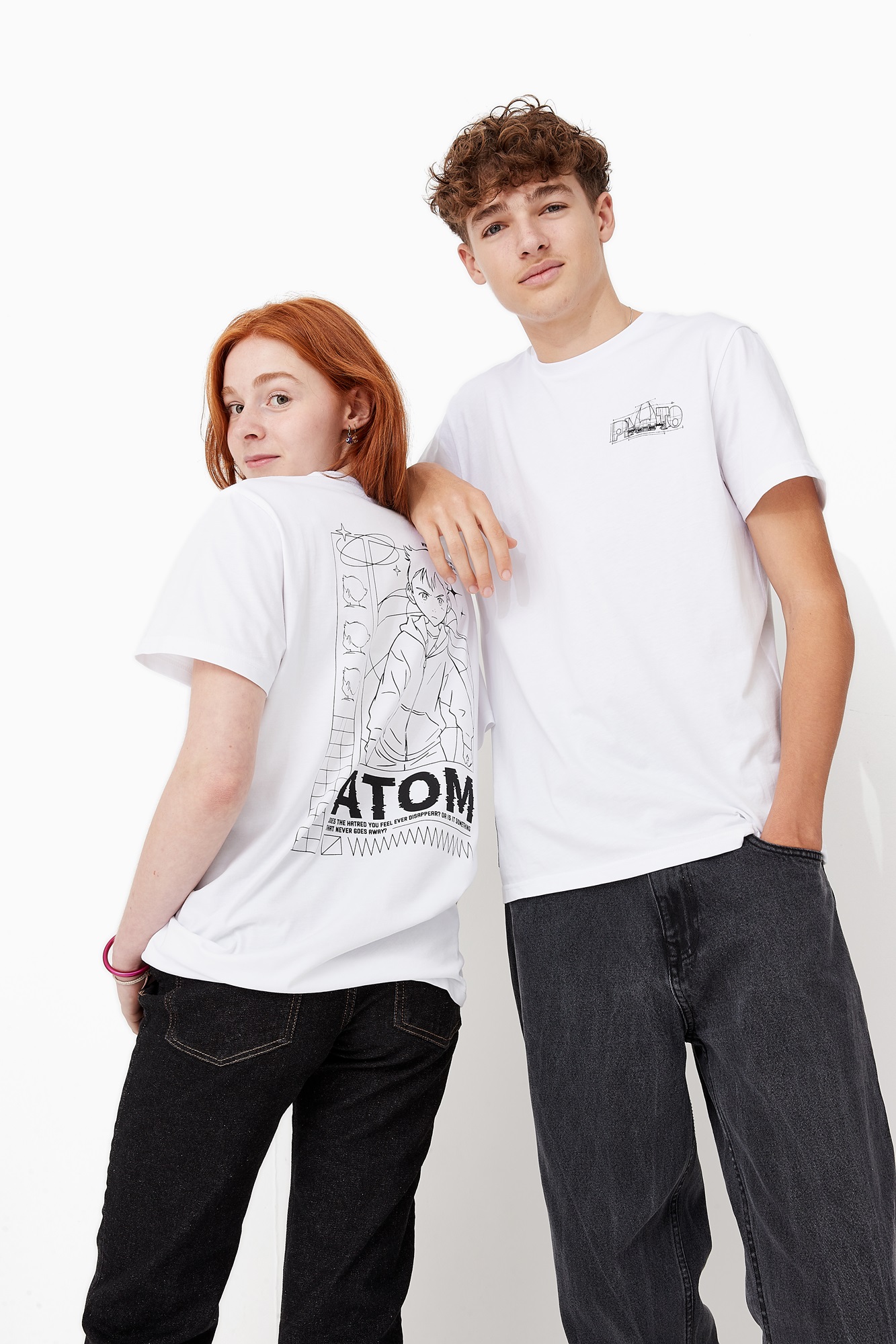 T-shirt - Pluto - Atom Blanc
