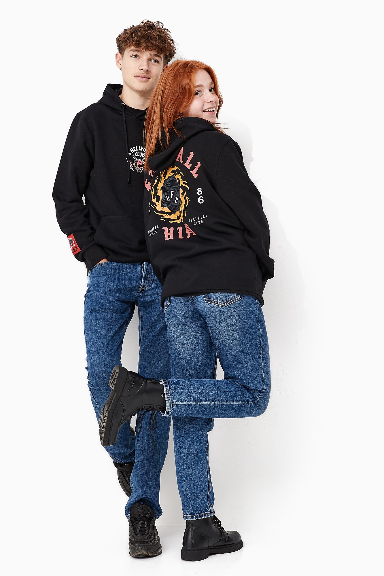 Sweat -stranger Things - Fireball Him Noir