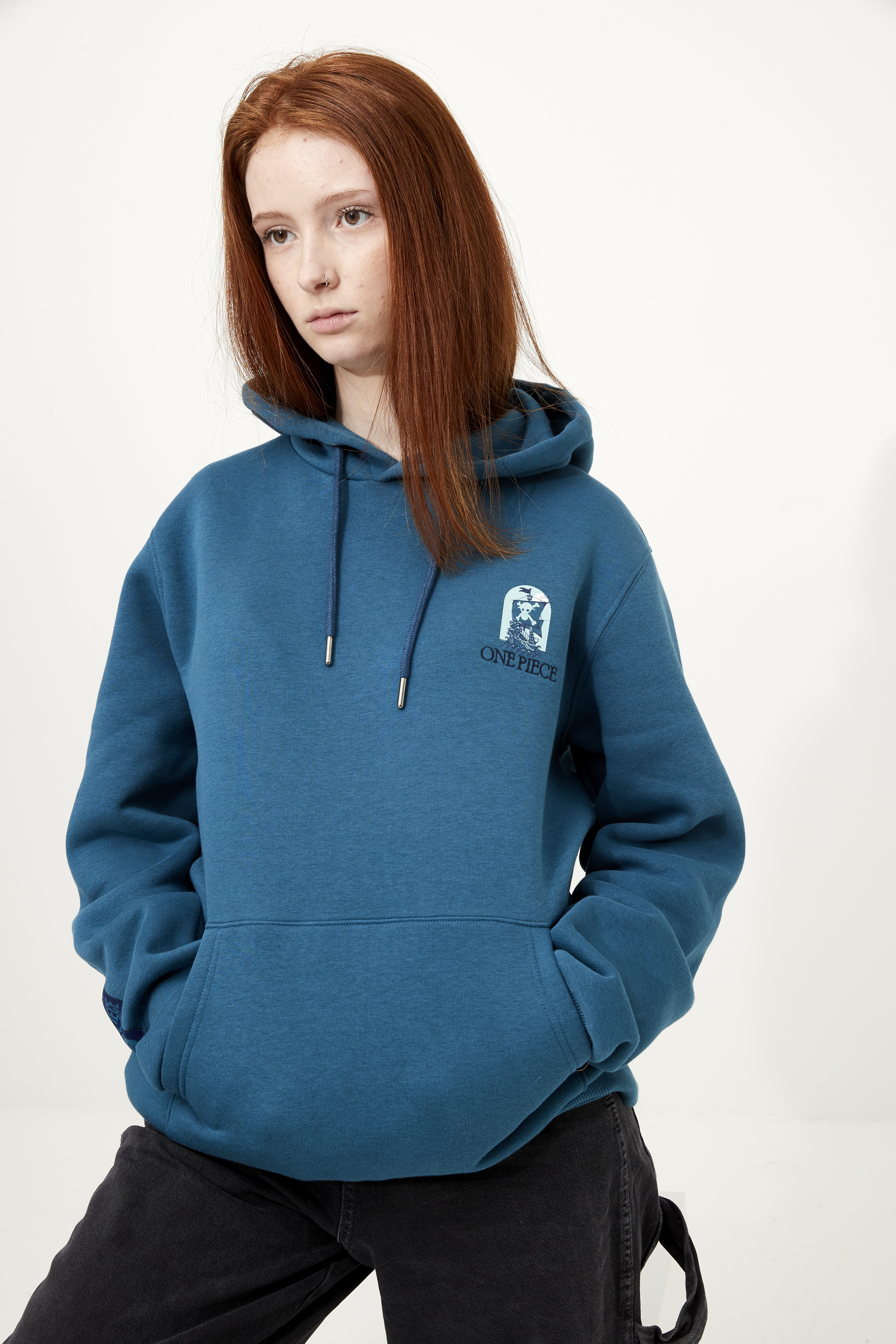 Sweat - One Piece - Hoodie Vogue Merry Bleu émeraude -taille L